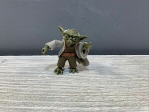 Yoda Clone Wars Figure ,Firing Force Action Star Wars Figure 海外 即決