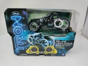 Disney Tron Legacy Deluxe Light Cycle Sam Flynn Spinmaster 2010 Vehicle *Read** 海外 即決