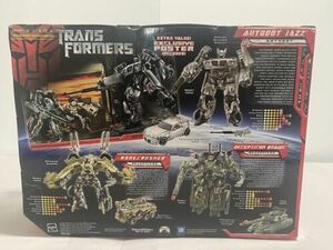 TRANSFORMERS DELUXE 3 PACK FIGURE 2007 DECEPTICON BRAWL BONECRUSHER JAZZ NEW 海外 即決