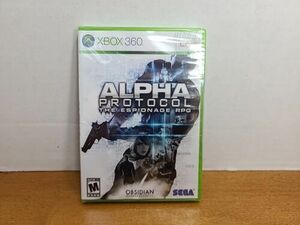 Alpha Protocol (Microsoft Xbox 360, 2010) Brand New Sealed 海外 即決