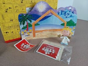 Peanuts Hallmark A Perfect Angel Limited Edition Figure Diorama 2001 Manger 海外 即決