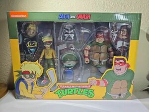 TMNT ZACH AND SMASH 7" INCH 2 FIGURE SET PACK NECA 2023 NEW 海外 即決