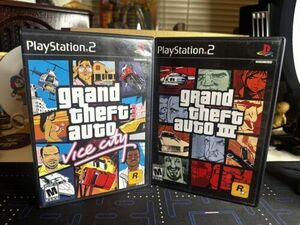 GTA PS2 GAME LOT -Grand Theft Auto 3 & Vice City 海外 即決
