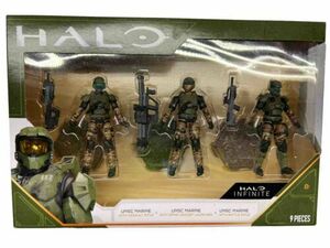 Halo Infinite 4” UNSC Marines Action Figure 3-Pack 海外 即決