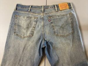 Levis 541 Blue Jeans Men's 38x32 38 X 32 Athletic Straight Fit Levi’s Denim 海外 即決