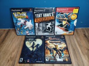 PlayStation PS2 Game Lot Kingdom Hearts Tony Hawk Underground Ssx Ratchet Cib 海外 即決