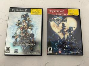 Kingdom Hearts and Kingdom Hearts II/2 (Sony PlayStation 2) PS2 Game Lot 海外 即決