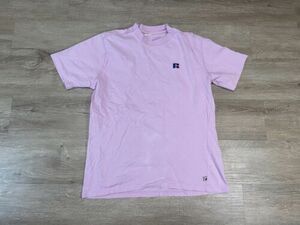 Vintage Men’s Blank Russell Athletic T-Shirt Sz S Pink Made In USA 90s Plain Tee 海外 即決