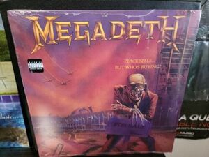 Factory Sealed MEGADETH :PEACE SELLS...BUT WHOS BUYING 海外 即決