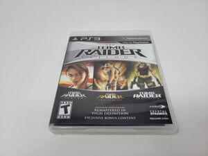Tomb Raider: Trilogy Sony PlayStation 3 2011 PS3 Complete CIB Tested Clean 海外 即決
