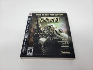 Fallout 3 GOTY Game of the Year Edition (PS3) 1st Print w/ Slipcover Very Clean 海外 即決