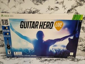 Xbox 360~ Guitar Hero Live Bundle~ Band New Sealed 海外 即決