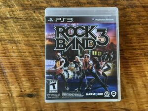 Rock Band 3 (Sony PlayStation 3, 2010) PS3 Complete game Tested 海外 即決
