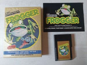 Frogger with box and manual (Intellivision) 海外 即決
