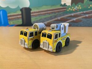 Thomas & Friends Wooden Railway - Sodor Power Cherry Picker & Spotlight Lorry 海外 即決