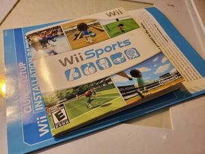 Wii Sports (Wii, 2006) ABSOLUTE MINT CONDITION WITH BOOKLET 海外 即決