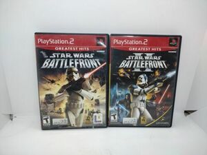 Star Wars: Battlefront 1 And 2 II PlayStation 2 Greatest Hits No Manuals 海外 即決