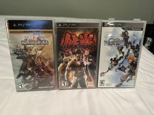 PSP Sealed Game Lot (Tekken 6, Kingdom Hearts, Final Fantasy) 海外 即決