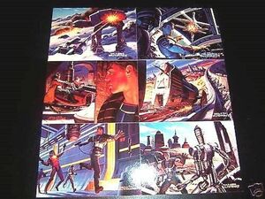 Star Wars Shadows Of The Empire Lucasarts 6 Topps Card Set Lot Hildebrandt 1996 海外 即決