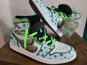 Bulbasaur カスタム Shoes ダンク High Style Pokemon DS BASKETBALL SKATEBOARDING 海外 即決