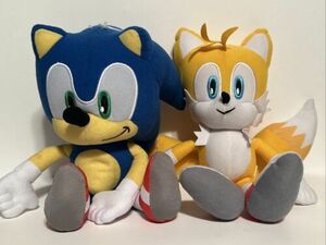 SONIC The Hedgehog & Tails 11” Official Sega Licensed Plush Lot of 2 海外 即決