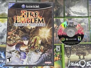 NOT WORKING Fire Emblem Path of Radiance GameCube 2005 Scratched Game Disc +Case 海外 即決