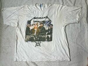 VTG Metallica Concert Tour T Shirt Load 2000 Vintage XXL 2XL White RARE Faded 海外 即決