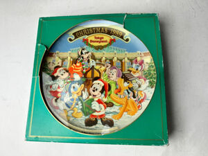 RARE Tokyo Disneyland Vintage Design Plate From Japan 1989 海外 即決