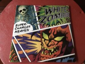 White Zombie-Super Charger Heaven / 45 Record. Signed. See all pictures. RARE. 海外 即決