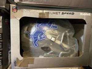 Detroit Lions NFL Authentic NFL Riddell Speed Helmet!!! 海外 即決