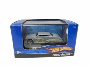 HOT WHEELS 1:87 HO SCALE CADILLAC COUPE PURPLE PASSION GREY FLAMES 49 MERCURY 海外 即決