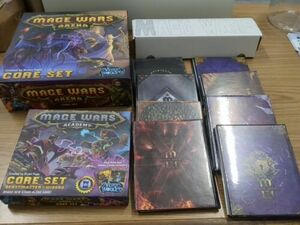 Arcane Wonders Board Games Massive Mage Wars Collection Core Set + Expansions 海外 即決