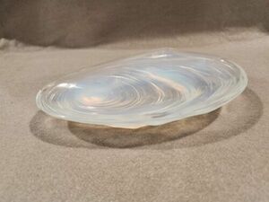 Vintage Sabino France Opalescent Clamshell Soapdish Art Deco 海外 即決