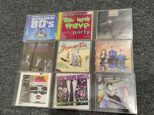 80'S New Wave CD Lot of (9) B-52s Devo Police Palmer Ballads Rock Compilation 海外 即決