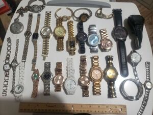 Lot 28 Wrist Watches Repair Parts Elgin Citizen Geneva ... 海外 即決