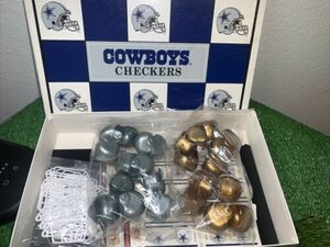 Vintage 1993 NFL Dallas Cowboys Checkers Vs 49ers Board (STILL SEALED!) 海外 即決