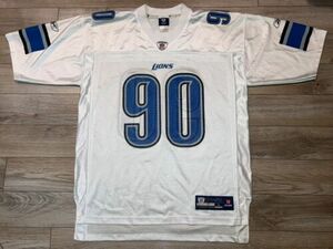 Ndamukong Suh #90 Detroit Lions NFL Reebok Football Jersey L Large 海外 即決