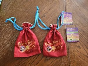Empty Harry Potter Bertie Botts Every Flavor Beans Bag - Red - LOT OF 2 海外 即決