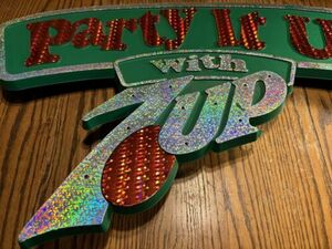 Vintage Retro 7up Party It Up With Soda Motion Light Hologram Sign Rare Works 海外 即決