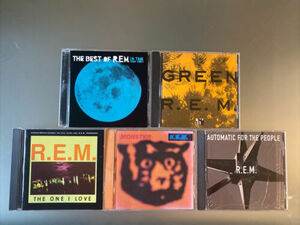 R.E.M. 5 LOT: IMPORT One I Love, Green, Automatic For People, Best Of, Monster 海外 即決