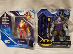 Dc Shazam And First Edition Solomon Grundy Figures 海外 即決