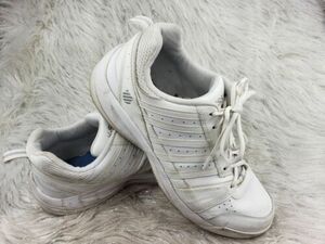 K-SWISS 03381 メンズ White レザー Sneakers 29cm(US11) W / 44.5 Wide 海外 即決