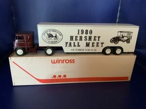 1980 Hershey Fall Meet Winross Die Cast 18 Wheeler Truck 1/64 USA With Box 海外 即決