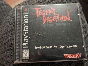 Tecmo's Deception (PS1 PlayStation 1, 1996) CIB Complete w/ Registration Card 海外 即決