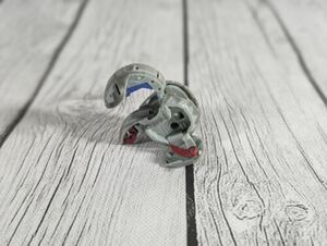 Bakugan Battle Brawlers Grey Aquos Leefram 570G Rare - No Card 海外 即決