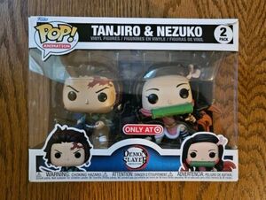 Funko Pop! Demon Slayer- Tanjiro & Nezuko - 2 Pack 海外 即決