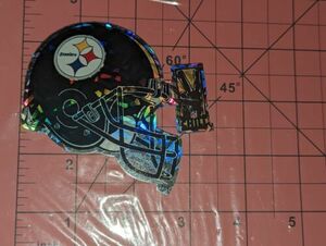 Vintage Pittsburgh Steelers NFL football helmet Vending Machine Stickers 1996 海外 即決