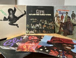 Sly and the Family Stone 6 LP Lot - Fresh - Dance To The Music - Life Plus - Vtg 海外 即決