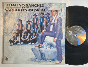 Chalino Sanchez “Con Vaquero’s Musical” 1992 mアースバウンド /rt VG+ corridos ranchera 海外 即決