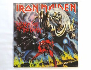 Iron Maiden Beast Original Press バイナル 1982 EMI / Harvest Autographed Steve Harris 海外 即決